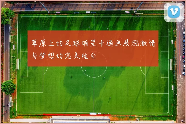 草原上的足球明星卡通画展现激情与梦想的完美结合