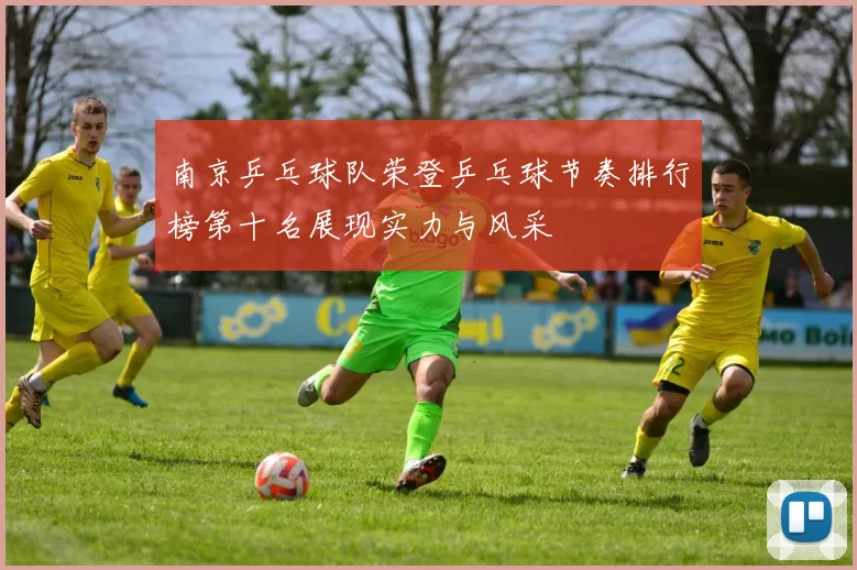 南京乒乓球队荣登乒乓球节奏排行榜第十名展现实力与风采