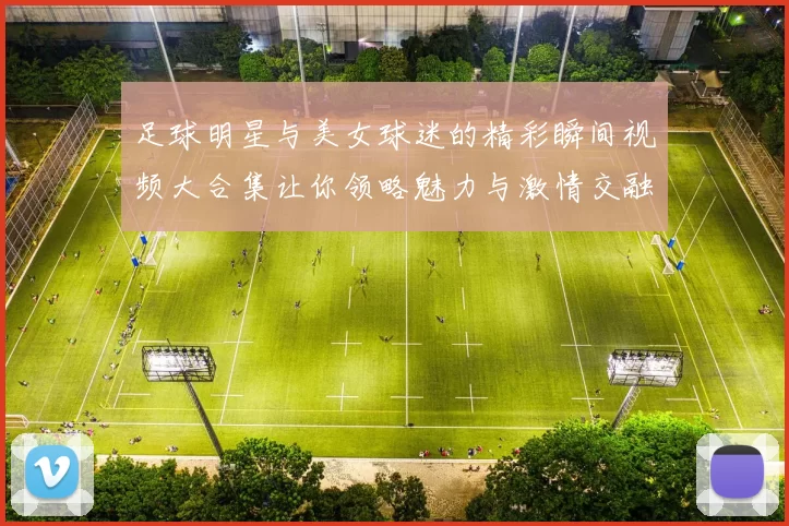足球明星与美女球迷的精彩瞬间视频大合集让你领略魅力与激情交融的赛场风采